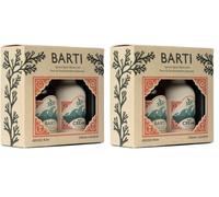 Barti Mini Duo Spiced Rum & Cream Liqueur Gift Set 2 x 5cl - Premium Welsh Rum & Cream Miniatures - Luxury Miniature Spirits Gift for Him & Her - Small Alcohol Gift Set (Pack of 2)