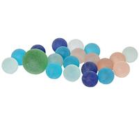 Bartl 112010 Decorative Glass Marbles Set Diameter 16 mm Frosted 21 Pieces