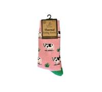 Bartleby Funky Thermal Socks - Grazing Cow