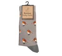 Bartleby Ladies Funky Bamboo Socks - Garden Robin