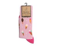Bartleby Ladies Funky Bamboo Socks Ice Creams Size 4-7