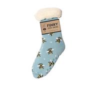 Bartleby Ladies Sherpa Socks - Bumble Bees
