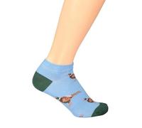 Bartleby Mens Bamboo Lightweight Trainer Socks Pheasant Design Size 6-11