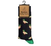 Bartleby Mens Funky Bamboo Socks Mallard Duck Size 6-11