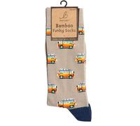 Bartleby Mens Funky Bamboo Socks Surfer Bus Size 6-11