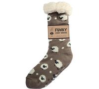 Bartleby Men's Funky Cosy Sherpa Slipper Socks 3. 1 TOG - - Size: ONESIZE