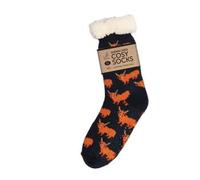 Bartleby Mens Sherpa Socks - Highland Cow