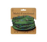 Bartleby Multi-Functional Fleece-Lined Snood One Size Adjustable Toggle 8 Ways to Wear Warm Breathable Neck Warmer for Outdoor Work, Sports & Walking Animal & Print Designs (Retro Tractor)