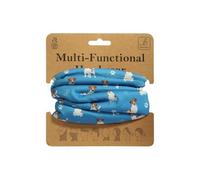 Bartleby Multi-Functional Fleece-Lined Snood One Size Adjustable Toggle 8 Ways to Wear Warm Breathable Neck Warmer for Outdoor Work, Sports & Walking Animal & Print Designs (Jack Russell)