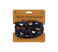 Bartleby Multi-Functional Fleece-Lined Snood One Size Adjustable Toggle 8 Ways to Wear Warm Breathable Neck Warmer for Outdoor Work, Sports & Walking Animal & Print Designs (Colourful Chickens)