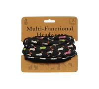 Bartleby Multi-Functional Fleece-Lined Snood One Size Adjustable Toggle 8 Ways to Wear Warm Breathable Neck Warmer for Outdoor Work, Sports & Walking Animal & Print Designs (Trendy Dachshund)