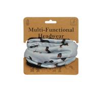 Bartleby Multi-Functional Fleece-Lined Snood One Size Adjustable Toggle 8 Ways to Wear Warm Breathable Neck Warmer for Outdoor Work, Sports & Walking Animal & Print Designs (Sausage Dog)