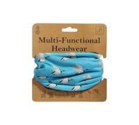 Bartleby Multi-Functional Fleece-Lined Snood One Size Adjustable Toggle 8 Ways to Wear Warm Breathable Neck Warmer for Outdoor Work, Sports & Walking Animal & Print Designs (Flying Duck)