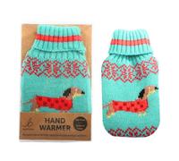 Bartleby Reuseable Knitted Cover Hand Warmer - Sausage Dog