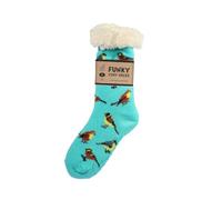 Bartleby Sherpa Socks - Garden Birds