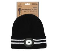 Bartleby Waterproof Windproof Reflective Beanie Hat With Torch Light