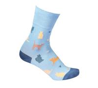 Bartleby Womens Bamboo Comfort Top Socks Cat Silhouette Uk 4- 8