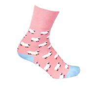 Bartleby Womens Bamboo Comfort Top Socks Country Sheep Uk 4- 8