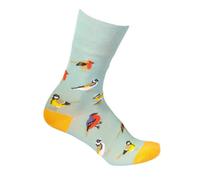 Bartleby Womens Bamboo Comfort Top Socks Garden Bird Uk 4- 8