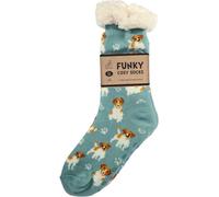 Bartleby Womens Funky Cosy Sherpa Slipper Socks 3. 1 TOG - - Size: ONESIZE