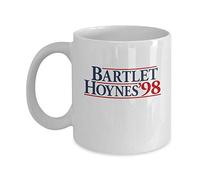 Bartlet Hoynes 1998 for America Coffee Mug Cup (White) The West Wing Tv Show Series Gift Accessories Merchandise Shirt Sticker Decal Art Decor AR