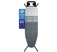 Bartnelli by Rorets Classic Ironing Board with New Patent EZ-Glide Technology, Made in Europe, Premium Iron Board with Iron Rest, 4 Layer Cover, 13x43 Surface, Height Adjustable to 36", 4 Steel Legs