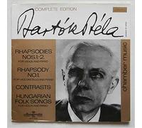 Bartok Bela - Rhapsodies Nos. 1.-2. / Rhapsody No. 1. / Contrasts [Vinyl LP]