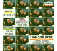 Bartok/Berg/Stravinsky: Divertimento/Lyric Suite/Apollon Musag [IMPORT]