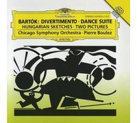 Bartók: Divertimento; Dance Suite; Two Pictures; Hungarian Sketches by Chicago Symphony Orchestra [Orchestra], Pierre Boulez [Conductor] (1995) Audio CD