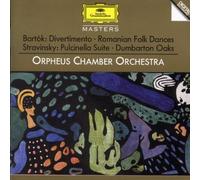 Bartok: Divertimento / Romanian Folk Dances - Stravinsky: Pulcinella Suite, Concerto / Dumbarton Oaks