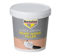BARTOLINE 1 KG QUICK DRYING READY MIXED FILLER TUB WHITE SMALL GAPS CRACKS ADHESIVE