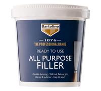 Bartoline 1876 Ready to Use All Purpose Filler 1kg - Professional Quality for Plaster, Wood, Brick, and Stone- Easy to Apply & Sand