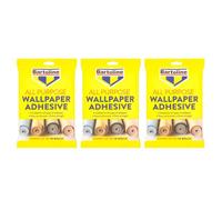 Bartoline All Purpose Adhesive Wallpaper 10 Rolls - Pack of 3
