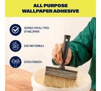 Bartoline All Purpose Wallpaper Adhesive Easy Mix Formula Extra Strong 30 Roll