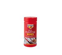 Bartoline All Purpose Wipes 80XL, Powerful Cleaning Wipes for Hands, Tools, Paint, Oil, Grease Removal, for DIY, Trades, Garden and Workshop with Aloe Vera, Convenient Tub Dispenser