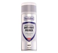 Bartoline Anti-Rust Grey Primer Spray 400ml Matt Finish - Corrosion-Resistant Metal Primer for Cars, Gates, Machinery and DIY Projects