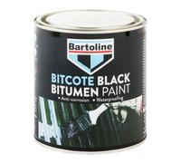 Bartoline Bitcote Black Bitumen Paint Anti-Corrosion Waterproofing Flexible 1L