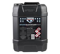 Bartoline Bitcote Black Bitumen Paint Anti-Corrosion Waterproofing Flexible 20L