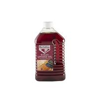 Bartoline Boiled Linseed Oil 2 L, Fast-Drying Wood Protector for Softwood Garden Furniture and Interior Wood