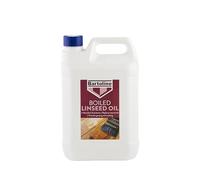 Bartoline Boiled Linseed Oil 5L - Fast-Drying Wood Treatment for Softwood Garden Furniture, Nourishes, Restores & Protects Outdoor Timber - Weather-Resistant Finish