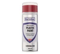 Bartoline Direct to Plastic Paint Cardinal Red 400ml 400ml Red