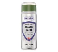 Bartoline Direct to Plastic Sage Green Spray Paint 400ml - No Primer Plastic Paint Aerosol, Weather & UV Resistant for Furniture, Garden Items & Household Plastics