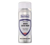 Bartoline Direct to Rust Multi-Surface Paint Satin White 400ml 400ml White
