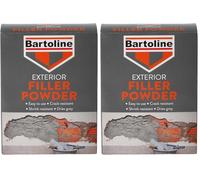 Bartoline Exterior Filler Powder 1.5 kg - Heavy-Duty Cement-Based Repair for Brick, Wood & Stone - Crack-Free & Weatherproof (Pack of 2)