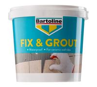Bartoline Fix Grout Wall Tile Powder Fully Waterproof Cement-Based White 2.5Kg