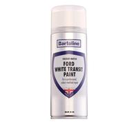 Bartoline Ford White Transit Paint 400ml - Colour Matched Spray for Ford Diamond White - Touch Up Paint for Scratches, Chips and Nicks - Quick Drying, Durable Gloss Finish