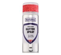 Bartoline Glitter Spray Clear Sealant Red 400ml 400ml Red
