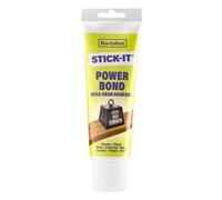 Bartoline Grab Adhesive 300g Heavy Duty, Solvent-Free Adhesive for Skirting Boards, Panels, Worktops & More - Ultra Strong Nail-Free Bond for Interior & Exterior Use