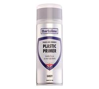Bartoline Grey Plastic Primer Spray 400ml Matt Finish - Adhesion Promoter for Plastics, Car Parts, Models and DIY Projects