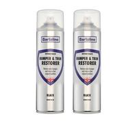 Bartoline Intense Black Bumper & Trim 500Ml Car Plastics Uv Protection 2 Pack